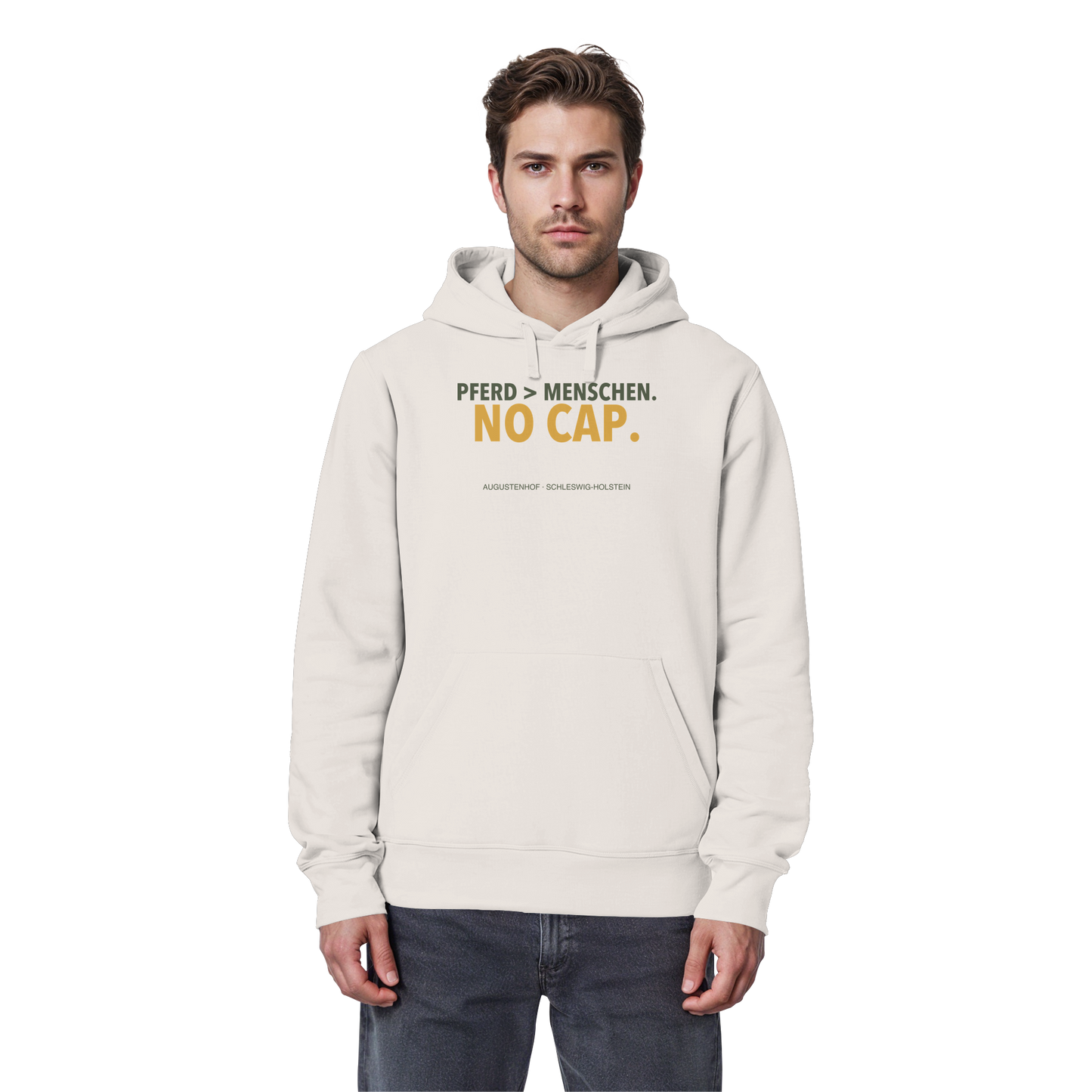 No cap. - Organic Basic Hoodie