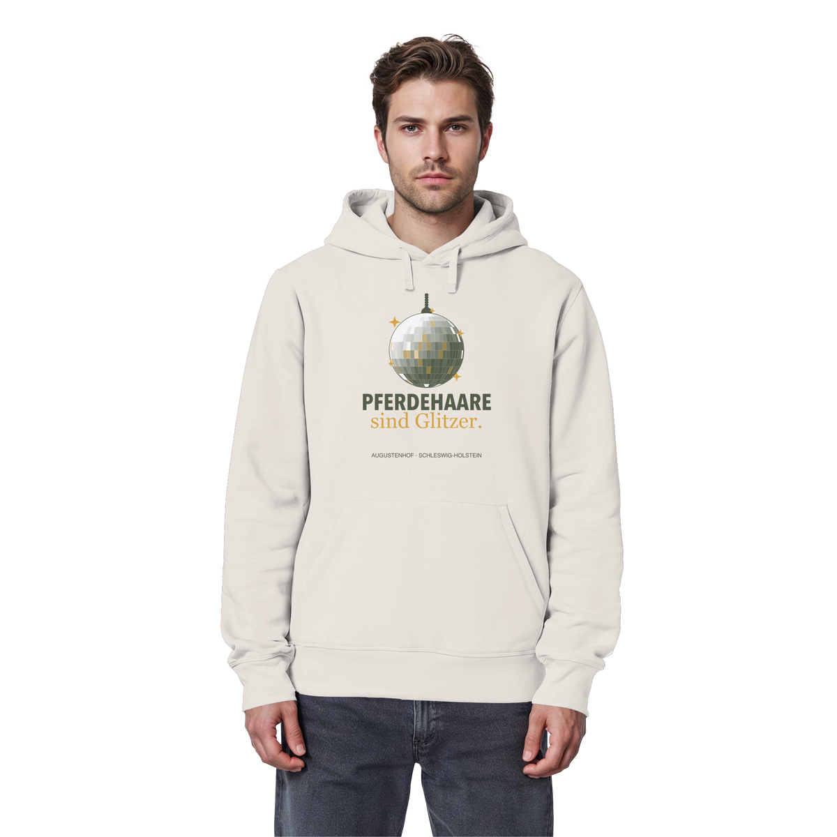 Pferdehaare sind Glitzer. - Organic Basic Hoodie