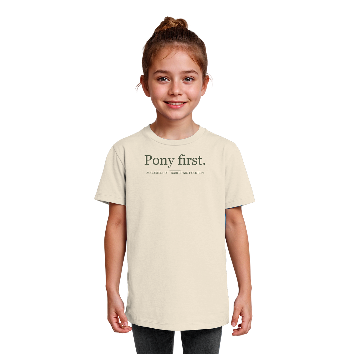 Kids Organic Shirt – Pony first.