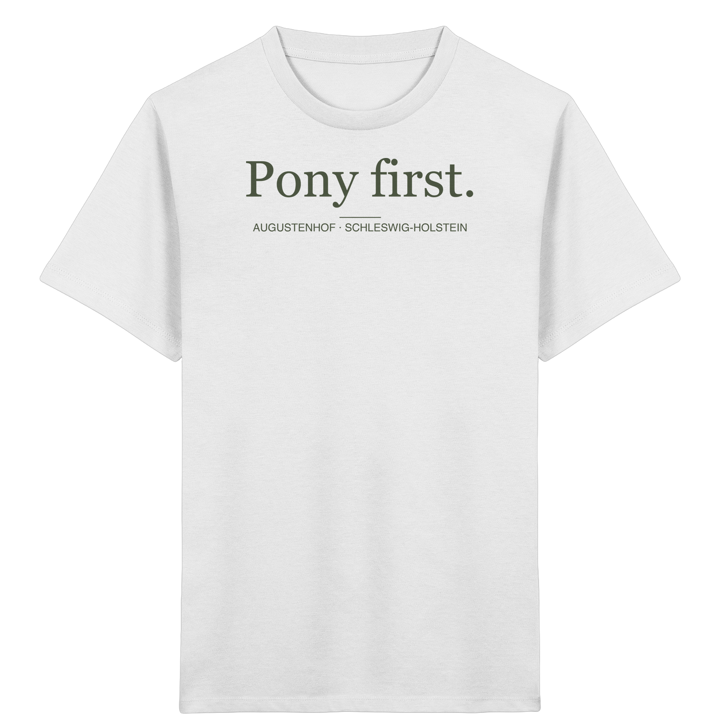 Kids Organic Shirt – Pony first.