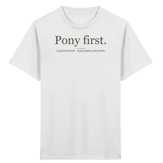 Kids Organic Shirt – Pony first.