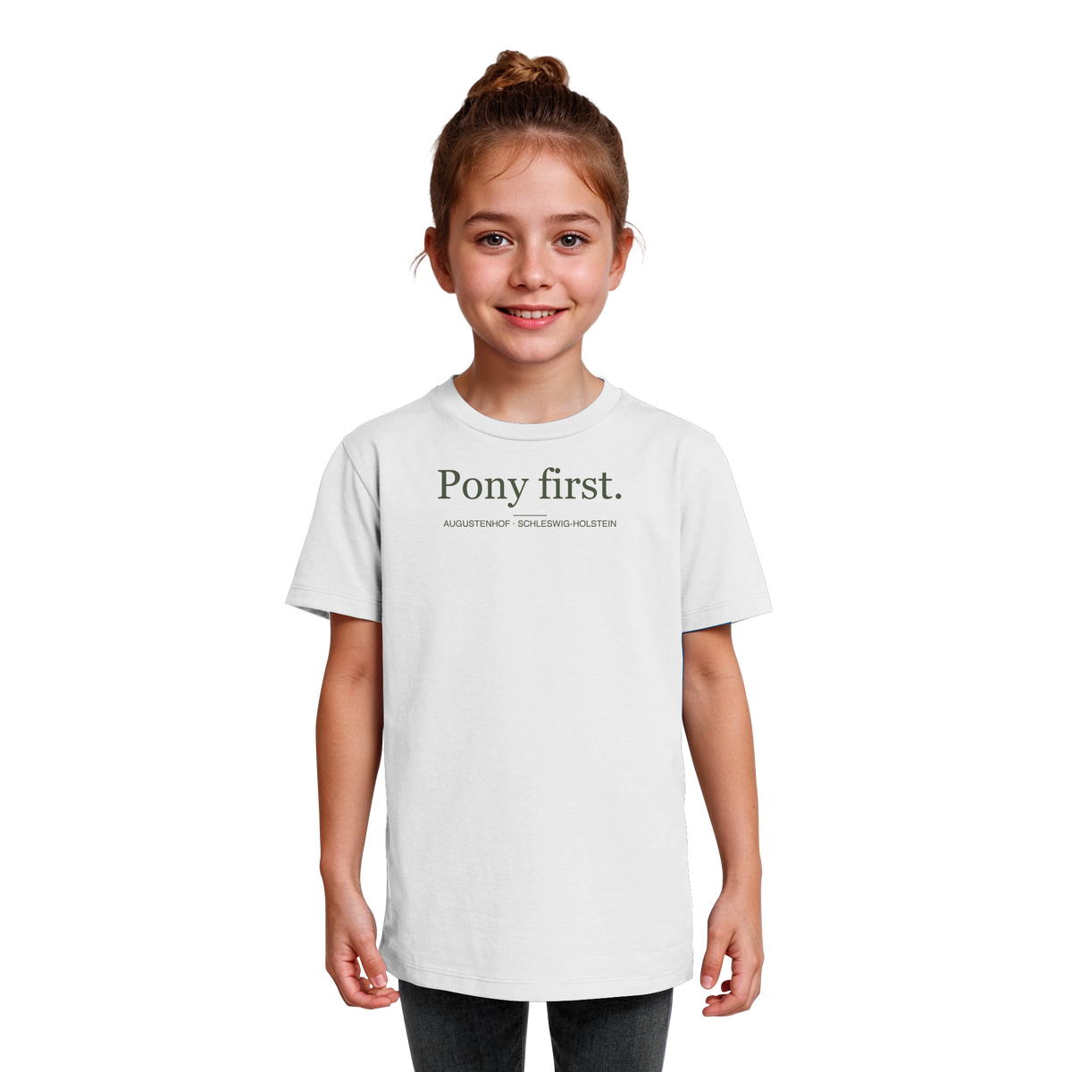 Kids Organic Shirt – Pony first.