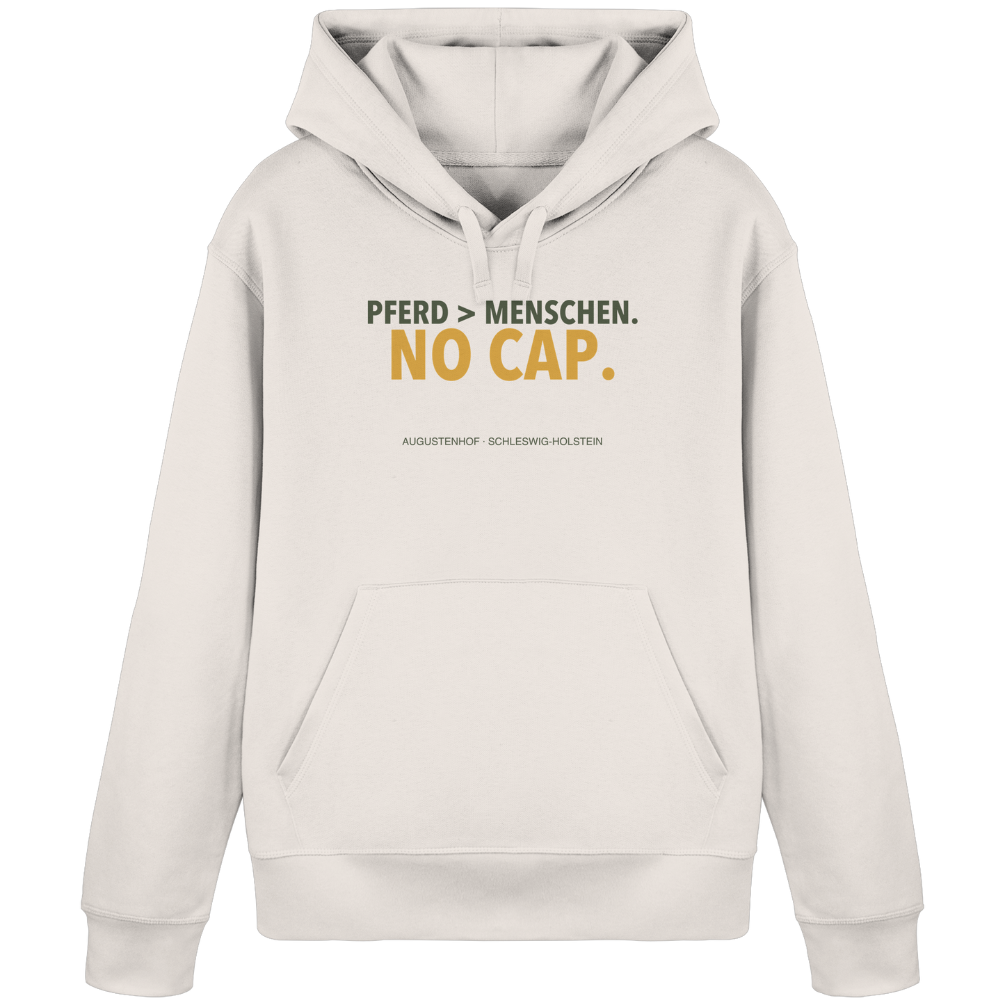 No cap. - Organic Basic Hoodie