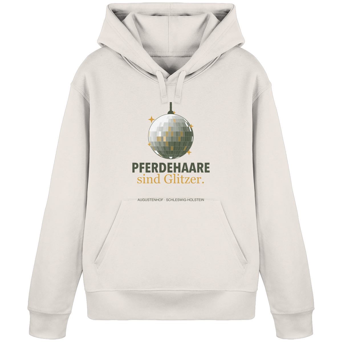 Pferdehaare sind Glitzer. - Organic Basic Hoodie