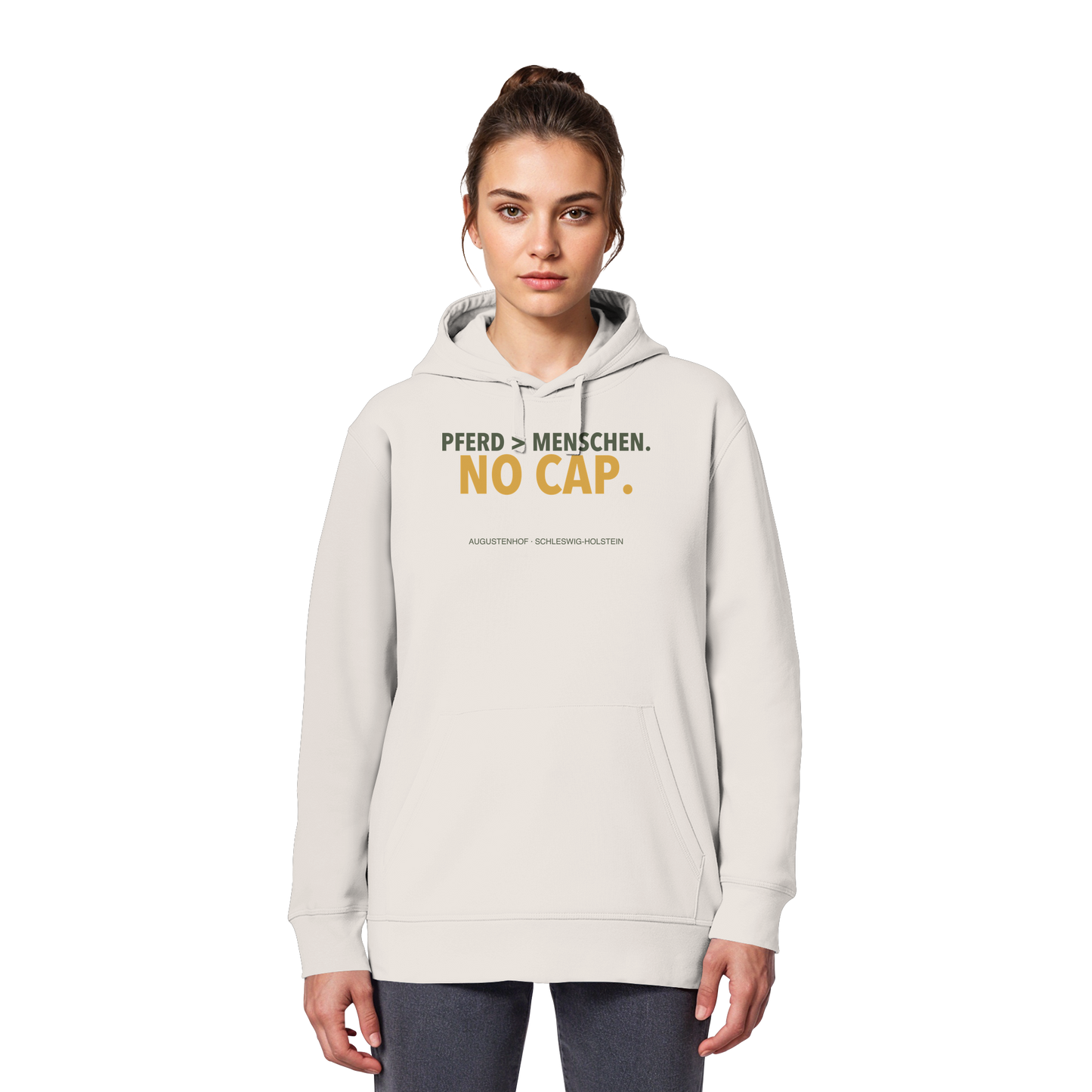 No cap. - Organic Basic Hoodie