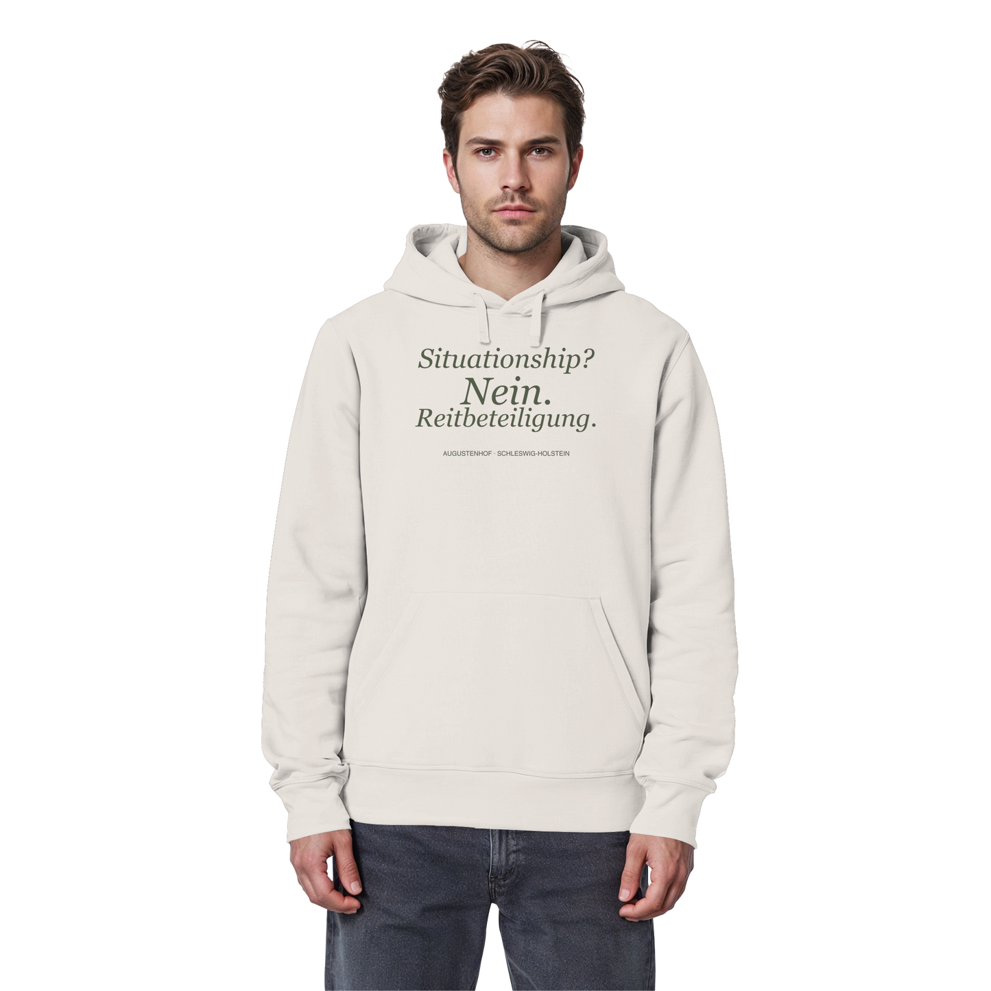 Situationship? Nein. Reitbeteiligung. - Organic Basic Hoodie