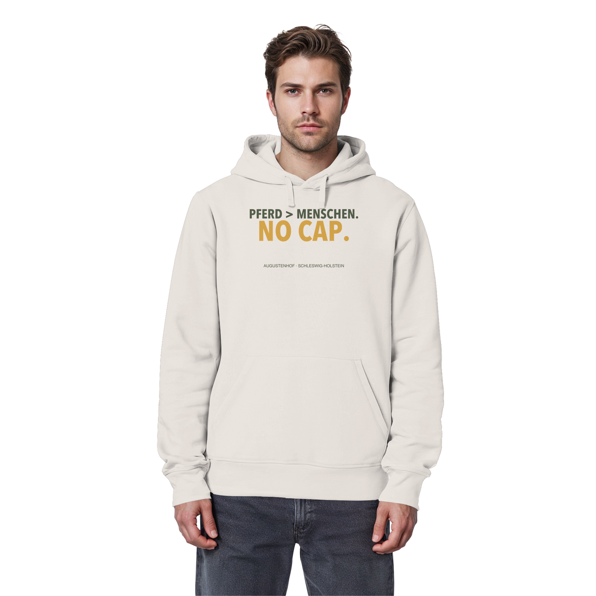 No cap. - Organic Basic Hoodie