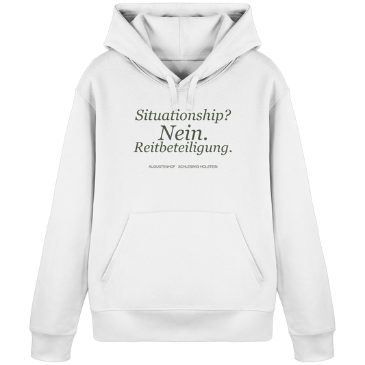 Situationship? Nein. Reitbeteiligung. - Organic Basic Hoodie