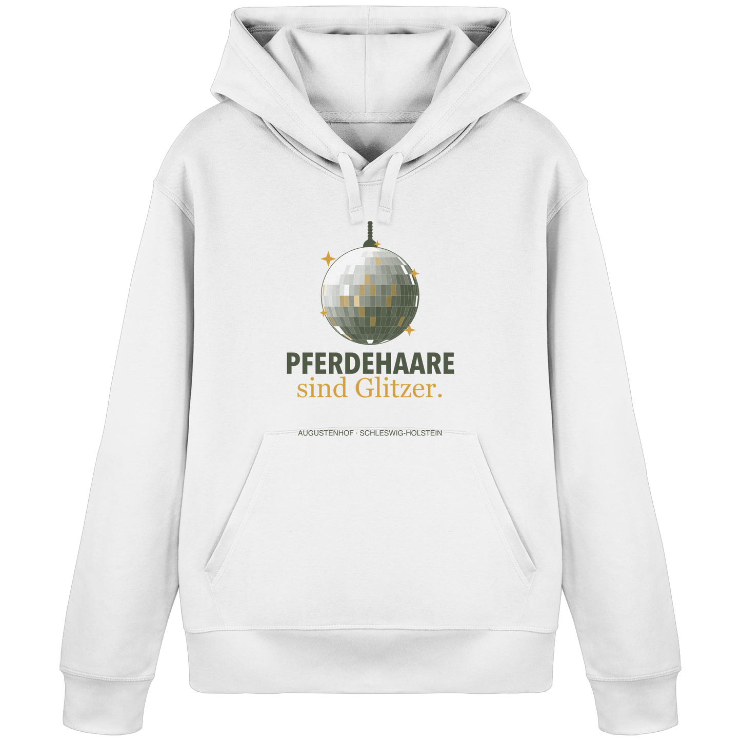 Pferdehaare sind Glitzer. - Organic Basic Hoodie