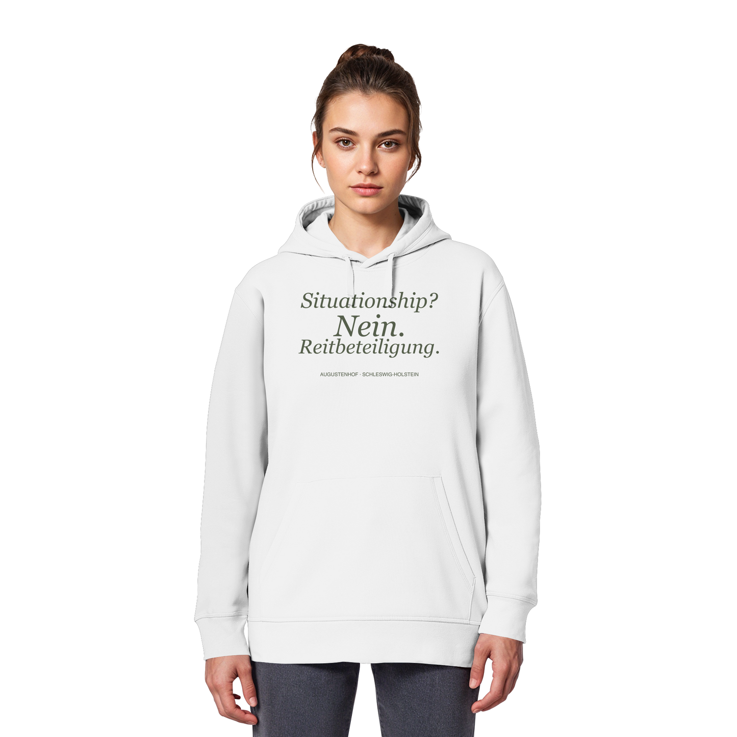 Situationship? Nein. Reitbeteiligung. - Organic Basic Hoodie