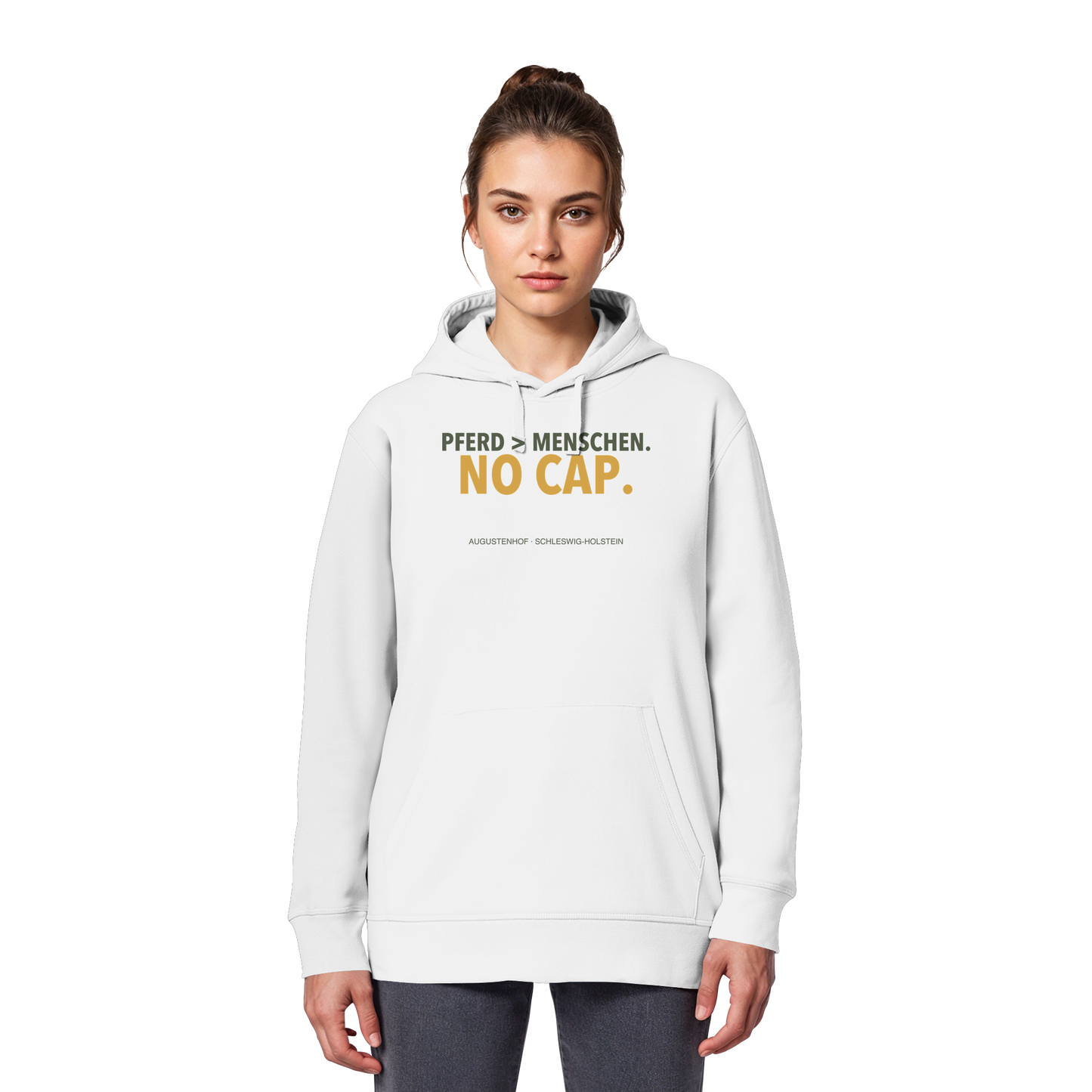 No cap. - Organic Basic Hoodie