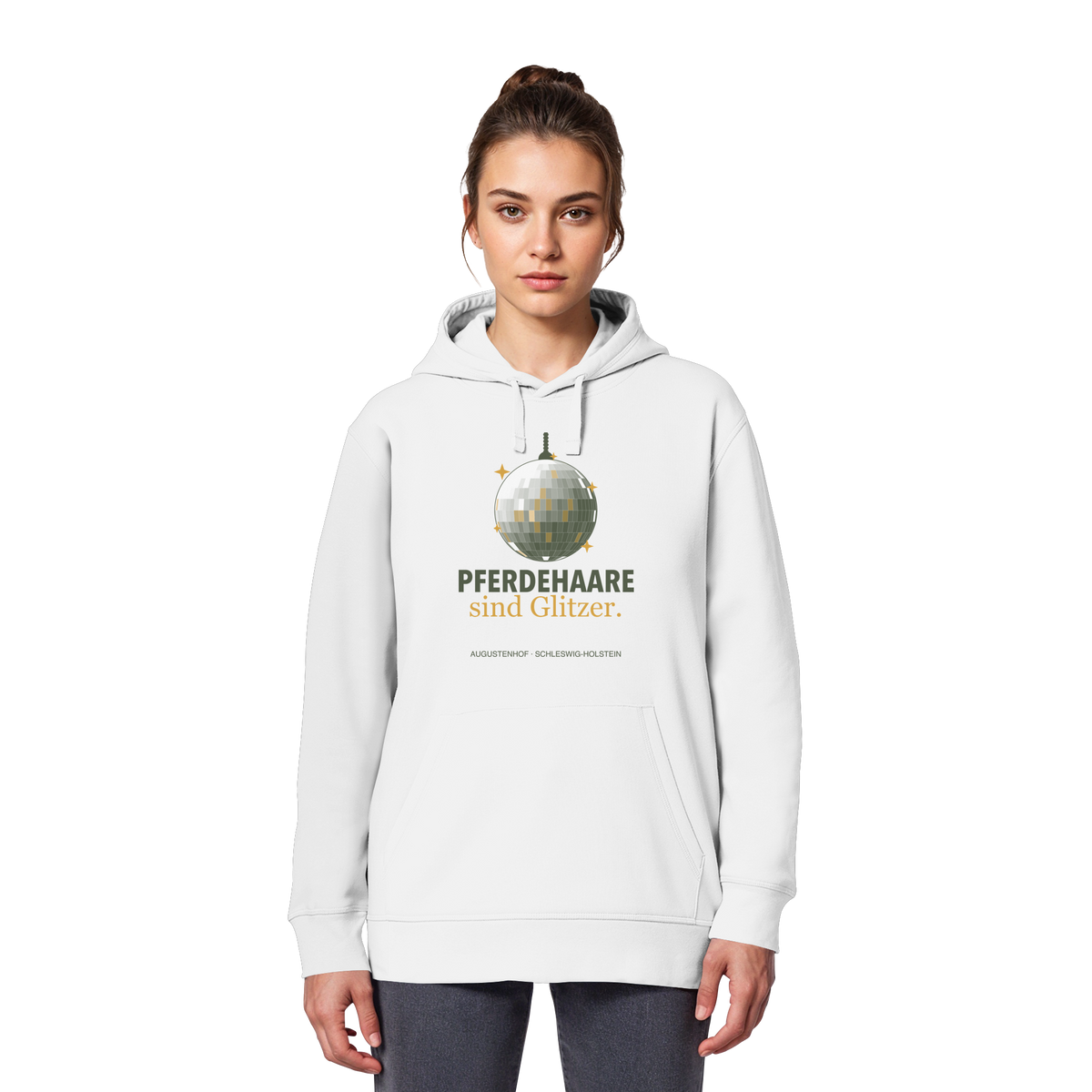 Pferdehaare sind Glitzer. - Organic Basic Hoodie