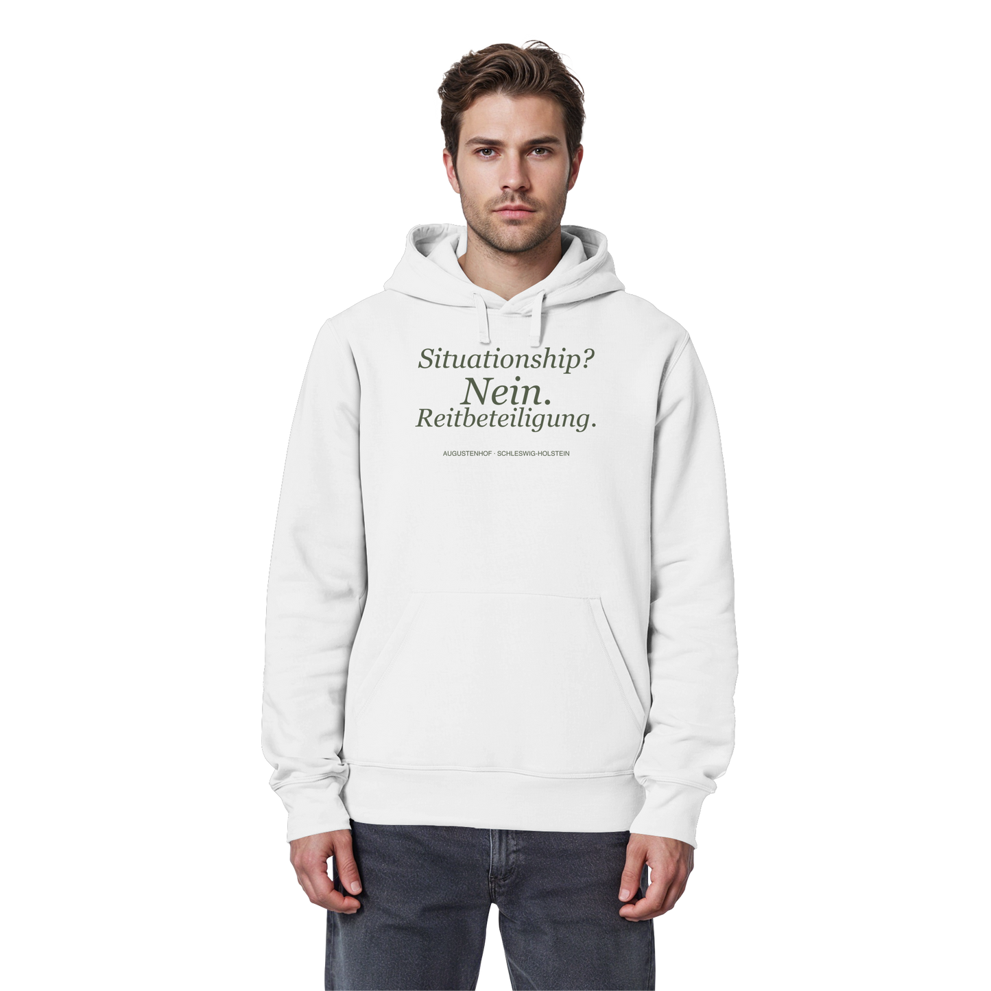 Situationship? Nein. Reitbeteiligung. - Organic Basic Hoodie