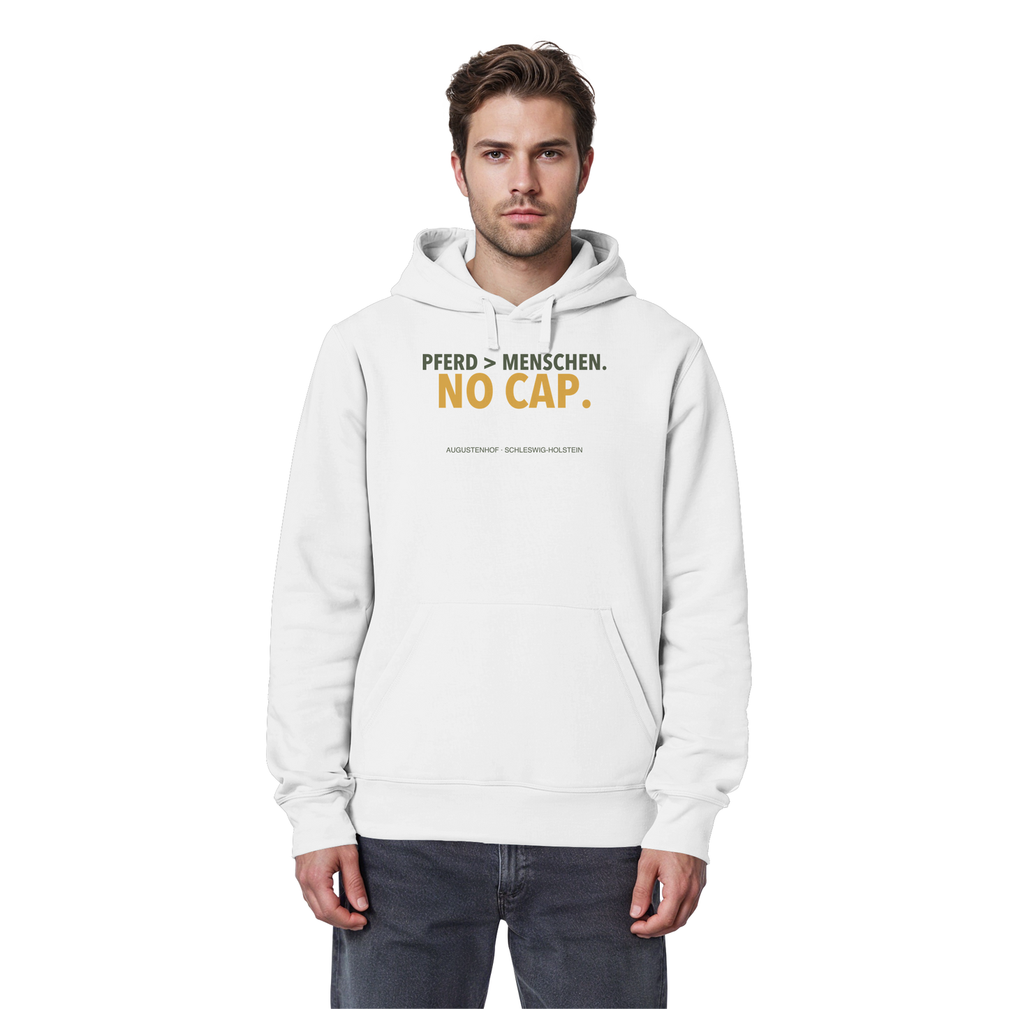 No cap. - Organic Basic Hoodie