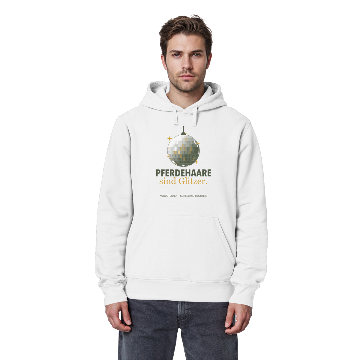 Pferdehaare sind Glitzer. - Organic Basic Hoodie