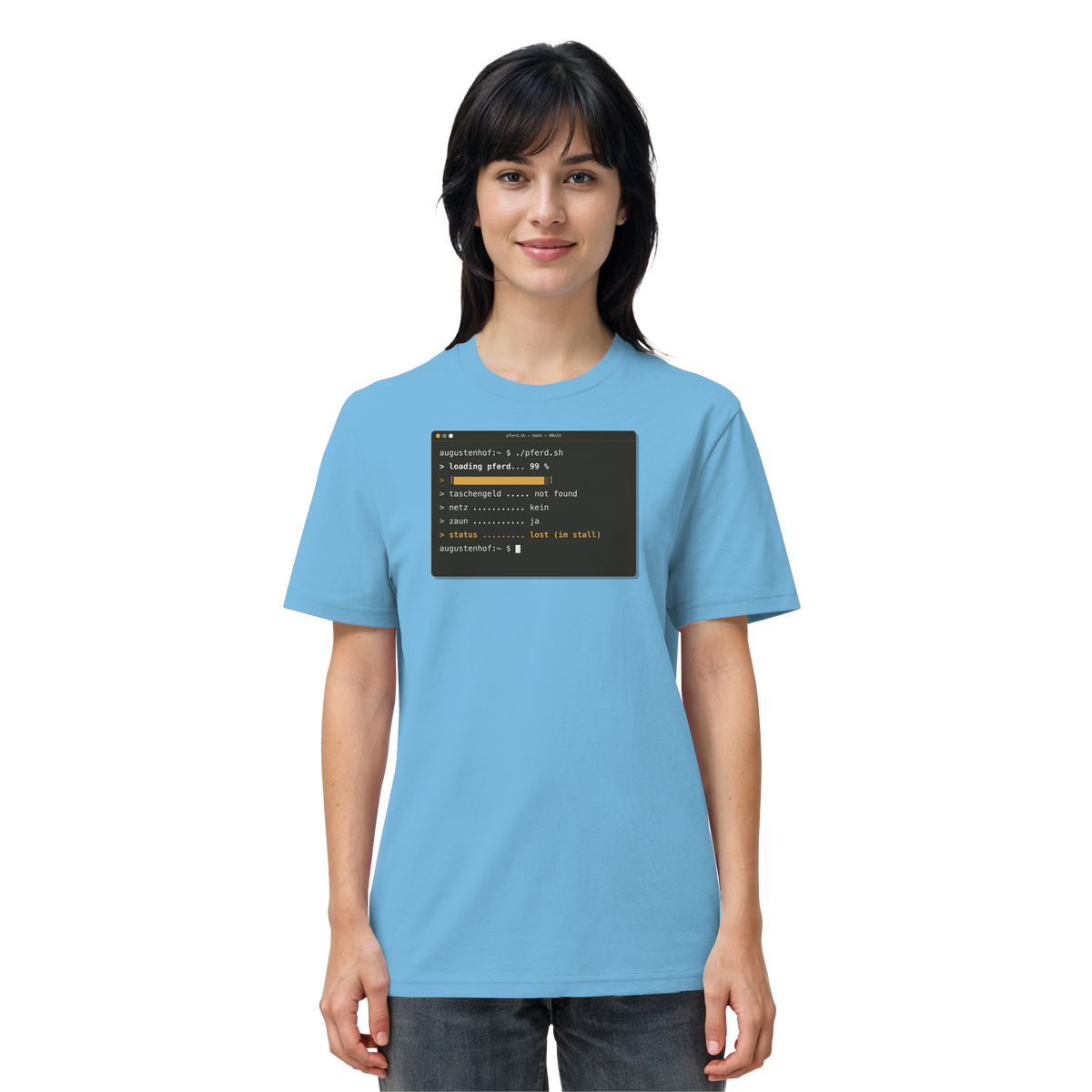 loading pferd... 99 % - Organic Shirt