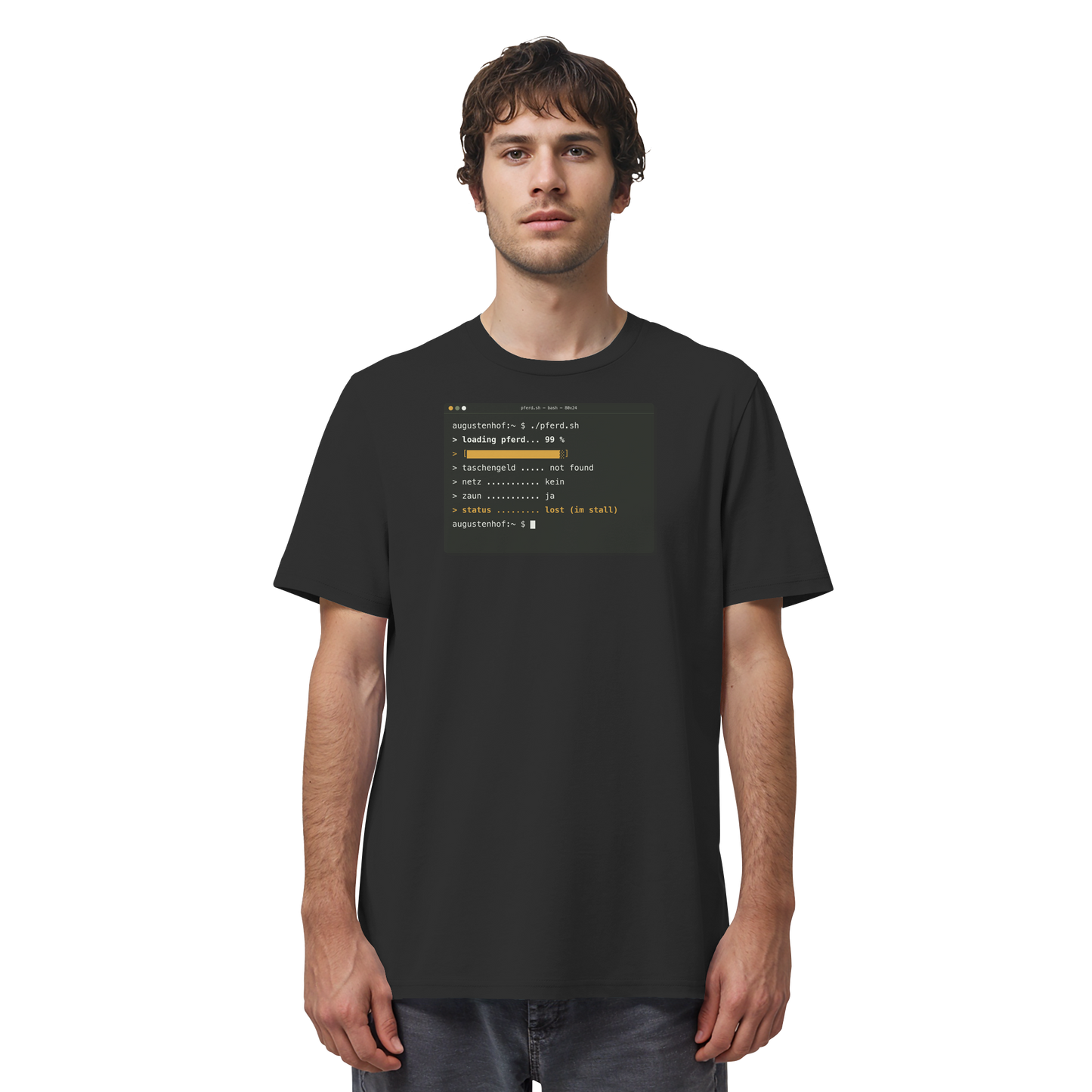 loading pferd... 99 % - Organic Shirt