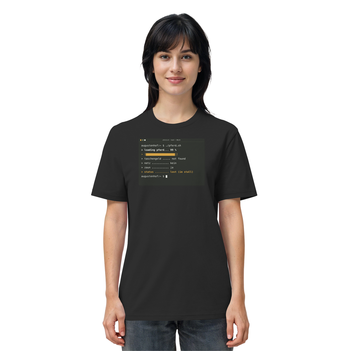 loading pferd... 99 % - Organic Shirt