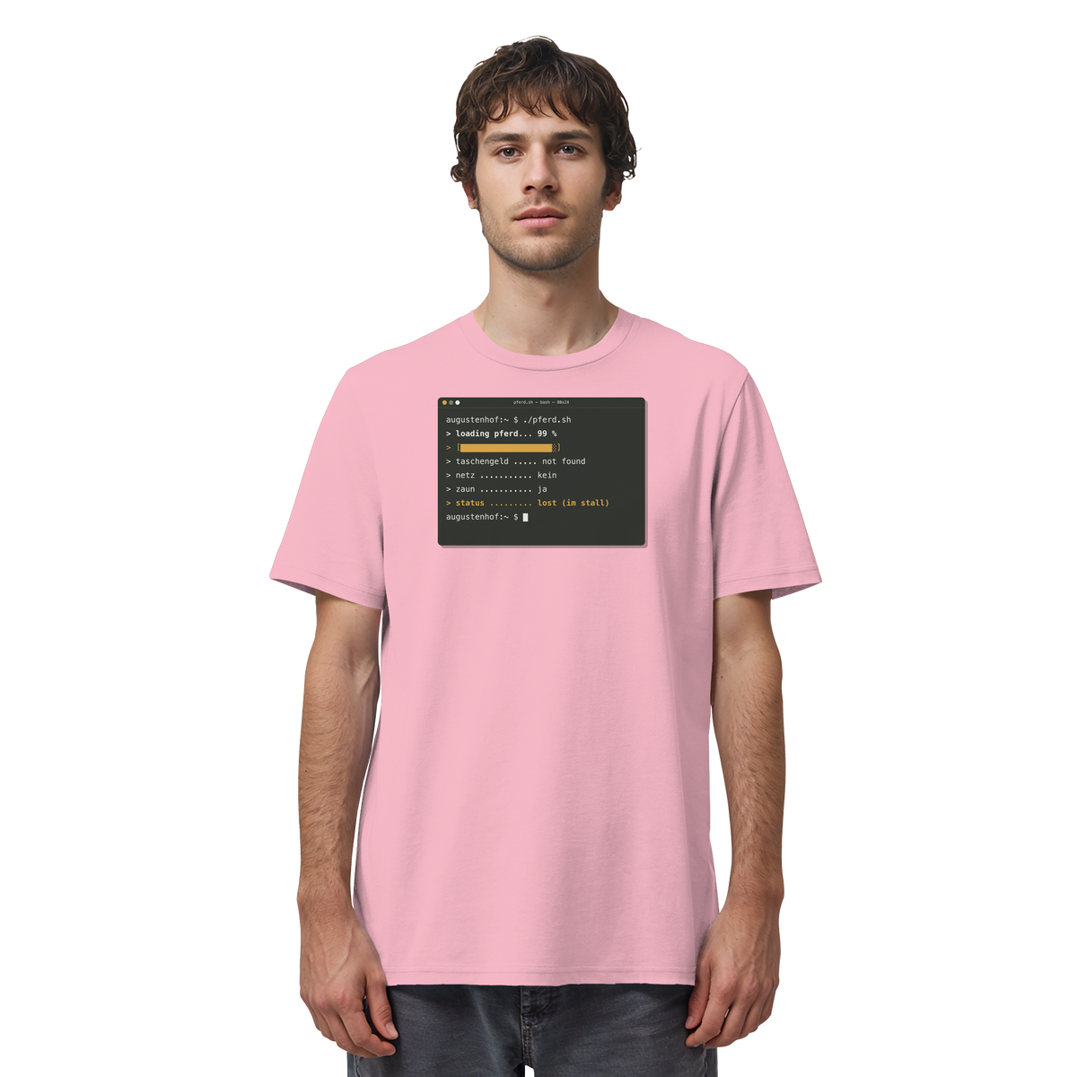 loading pferd... 99 % - Organic Shirt