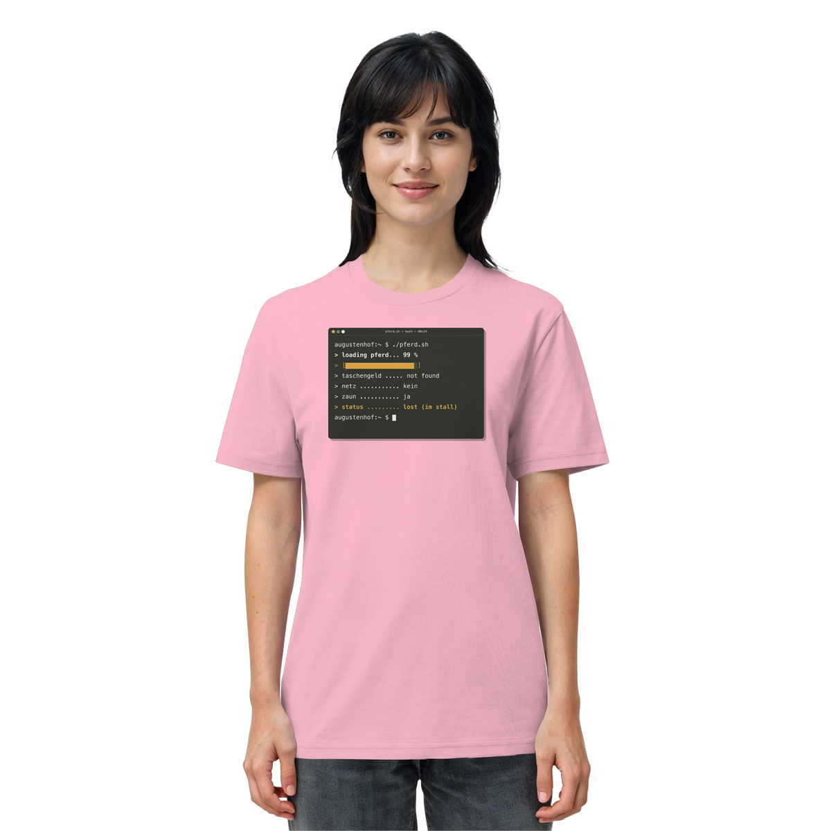 loading pferd... 99 % - Organic Shirt