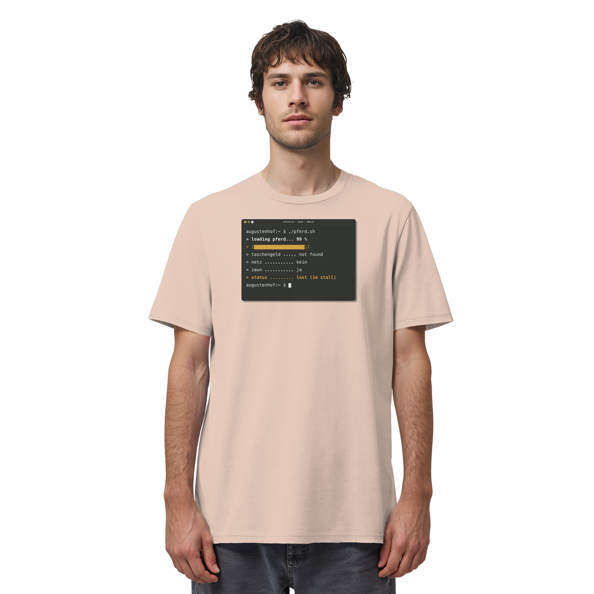loading pferd... 99 % - Organic Shirt
