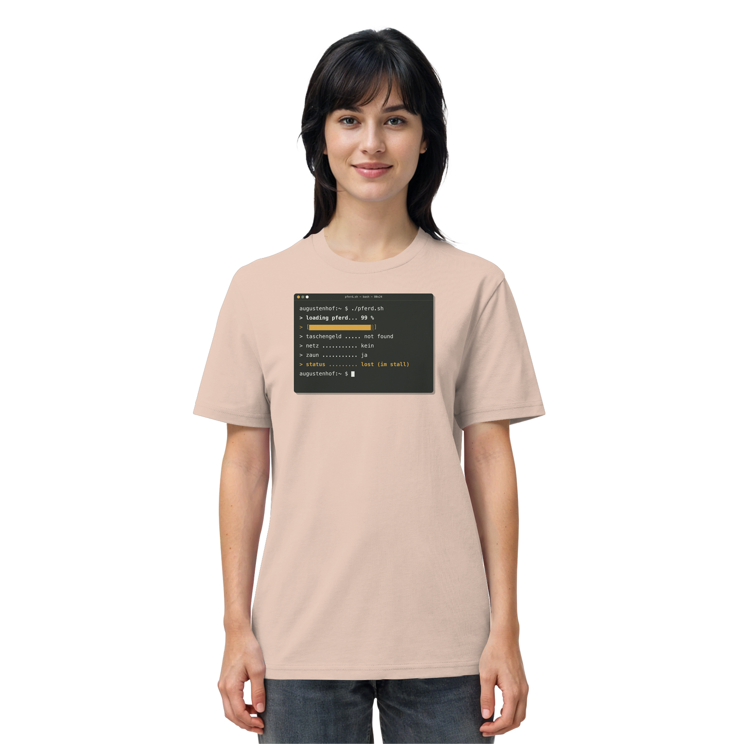 loading pferd... 99 % - Organic Shirt