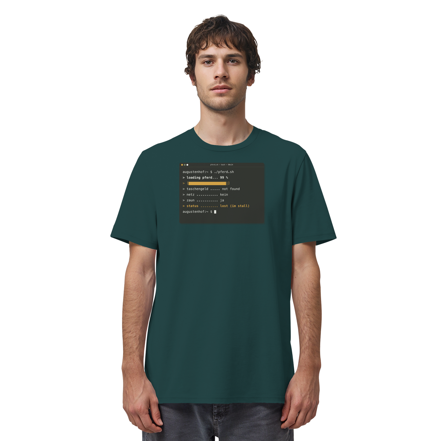 loading pferd... 99 % - Organic Shirt