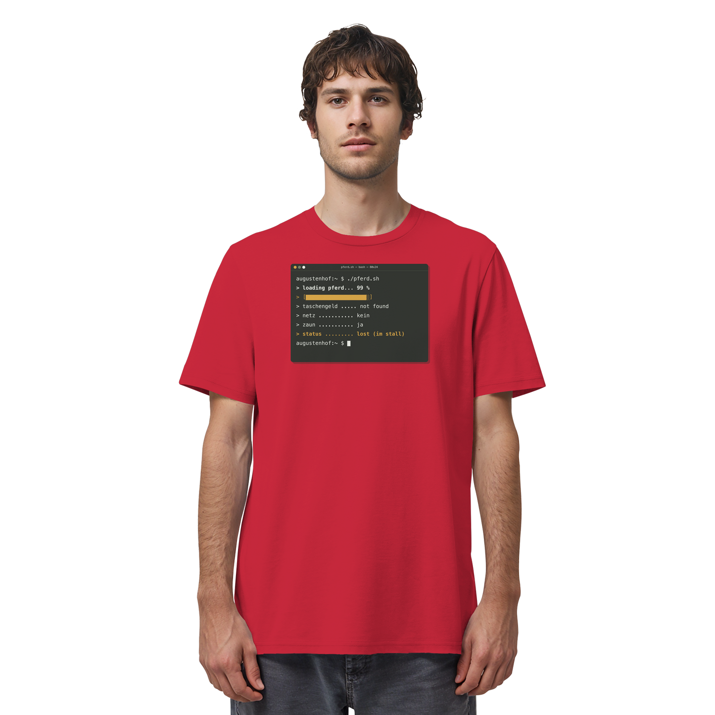 loading pferd... 99 % - Organic Shirt