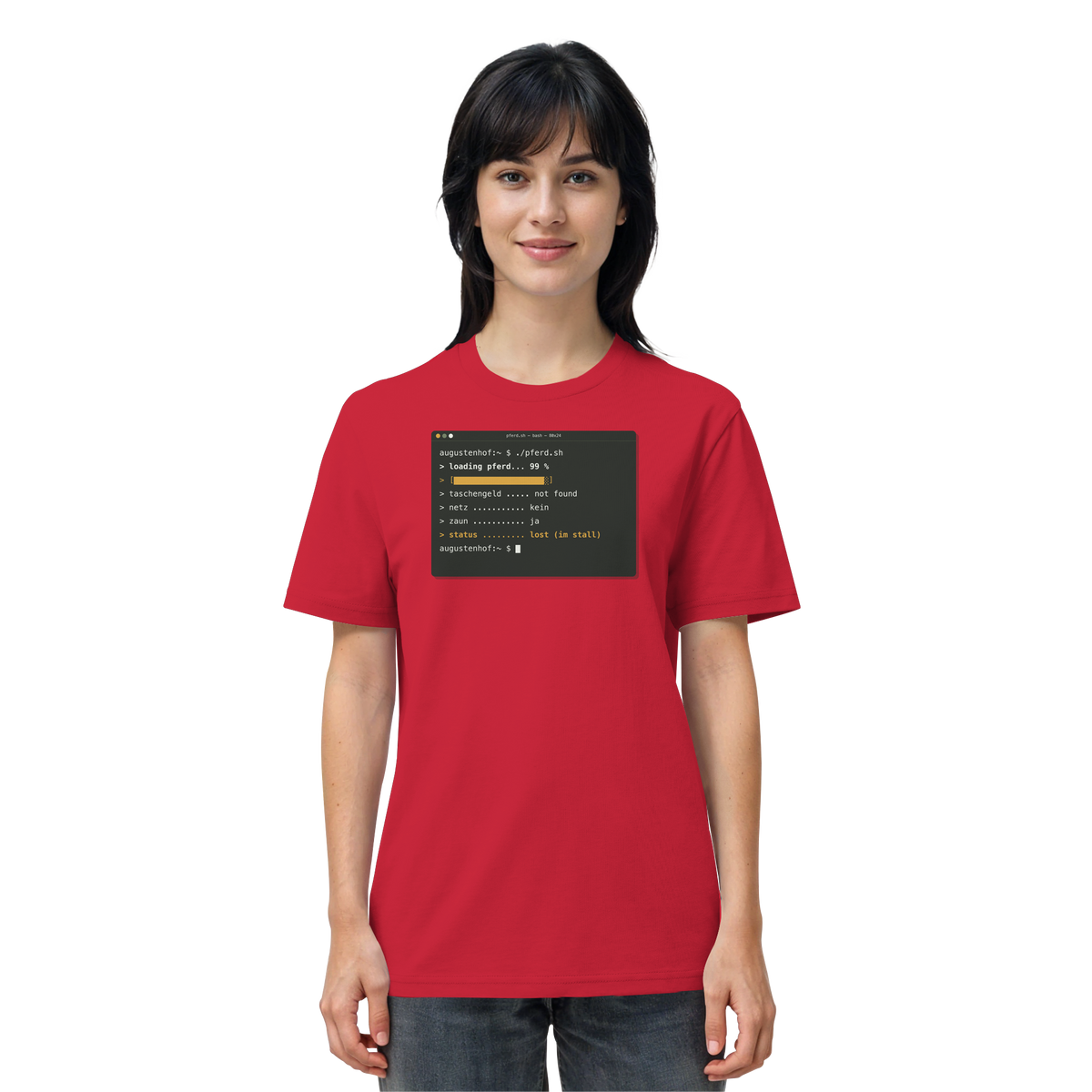 loading pferd... 99 % - Organic Shirt