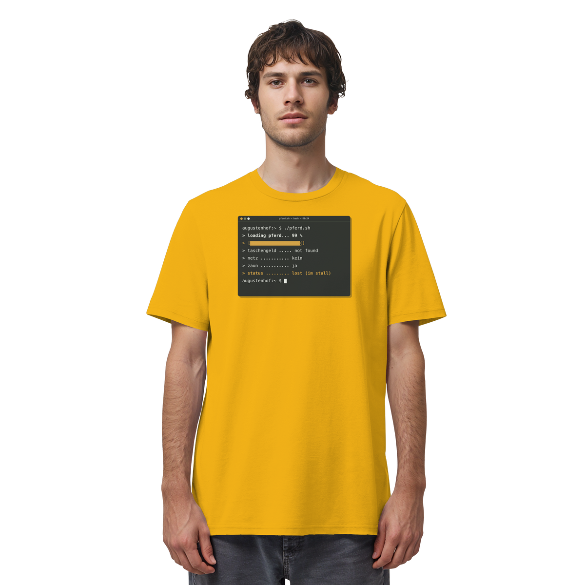loading pferd... 99 % - Organic Shirt