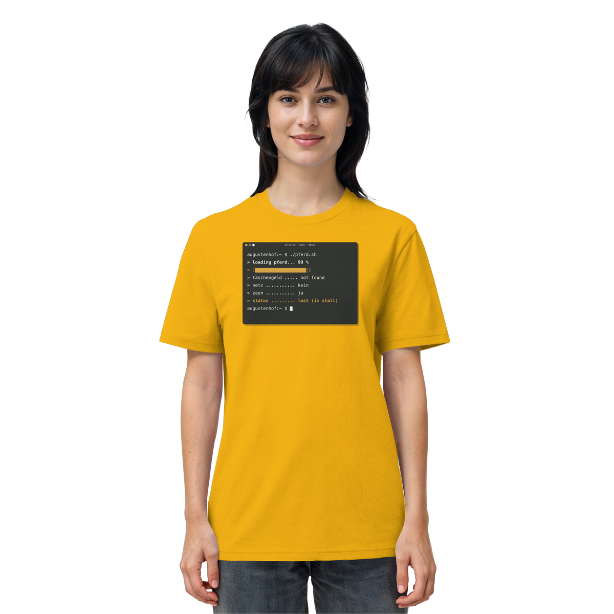 loading pferd... 99 % - Organic Shirt