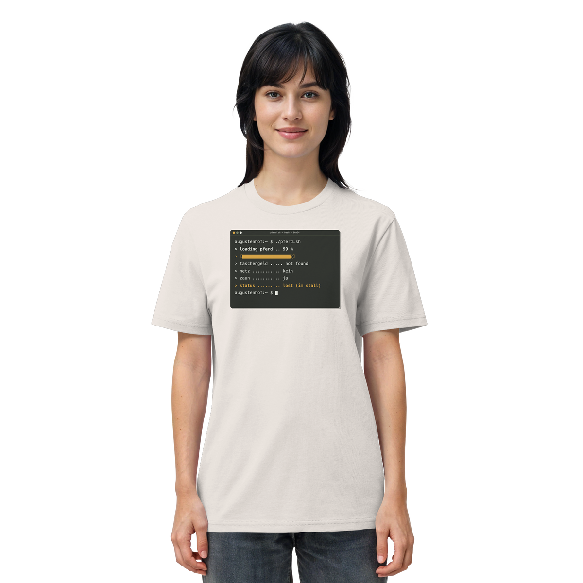 loading pferd... 99 % - Organic Shirt