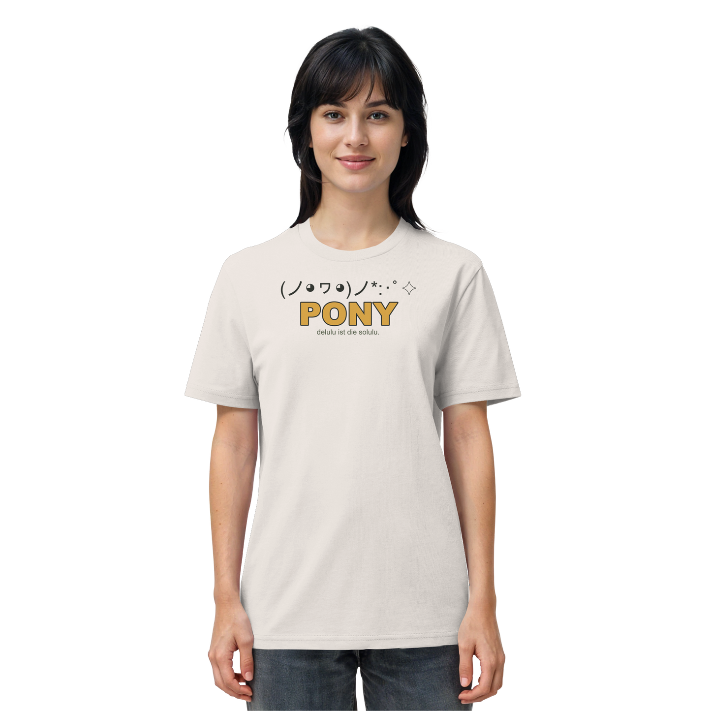 PONY. delulu ist die solulu. - Organic Shirt