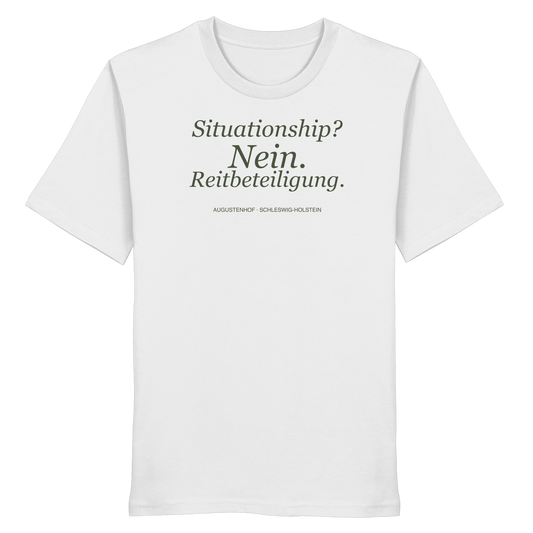 Situationship? Nein. Reitbeteiligung. - Organic Shirt