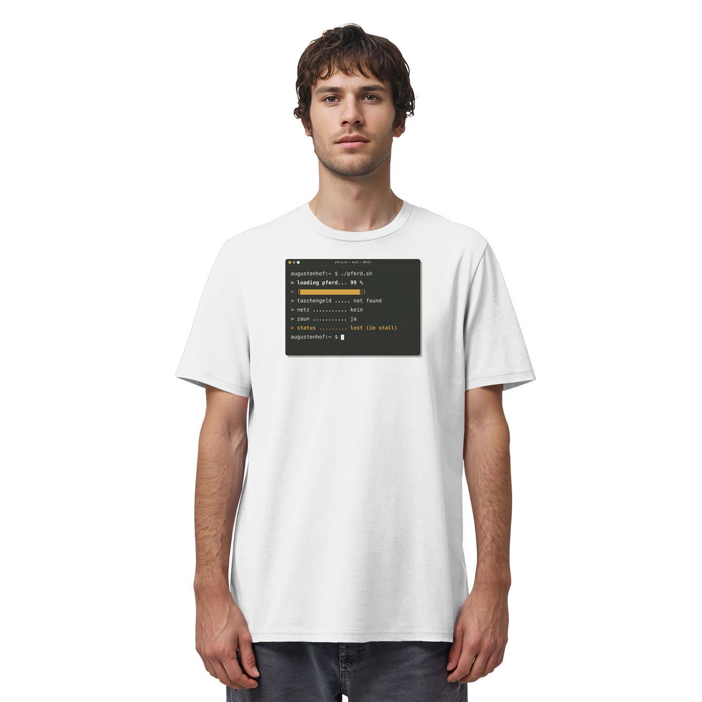 loading pferd... 99 % - Organic Shirt
