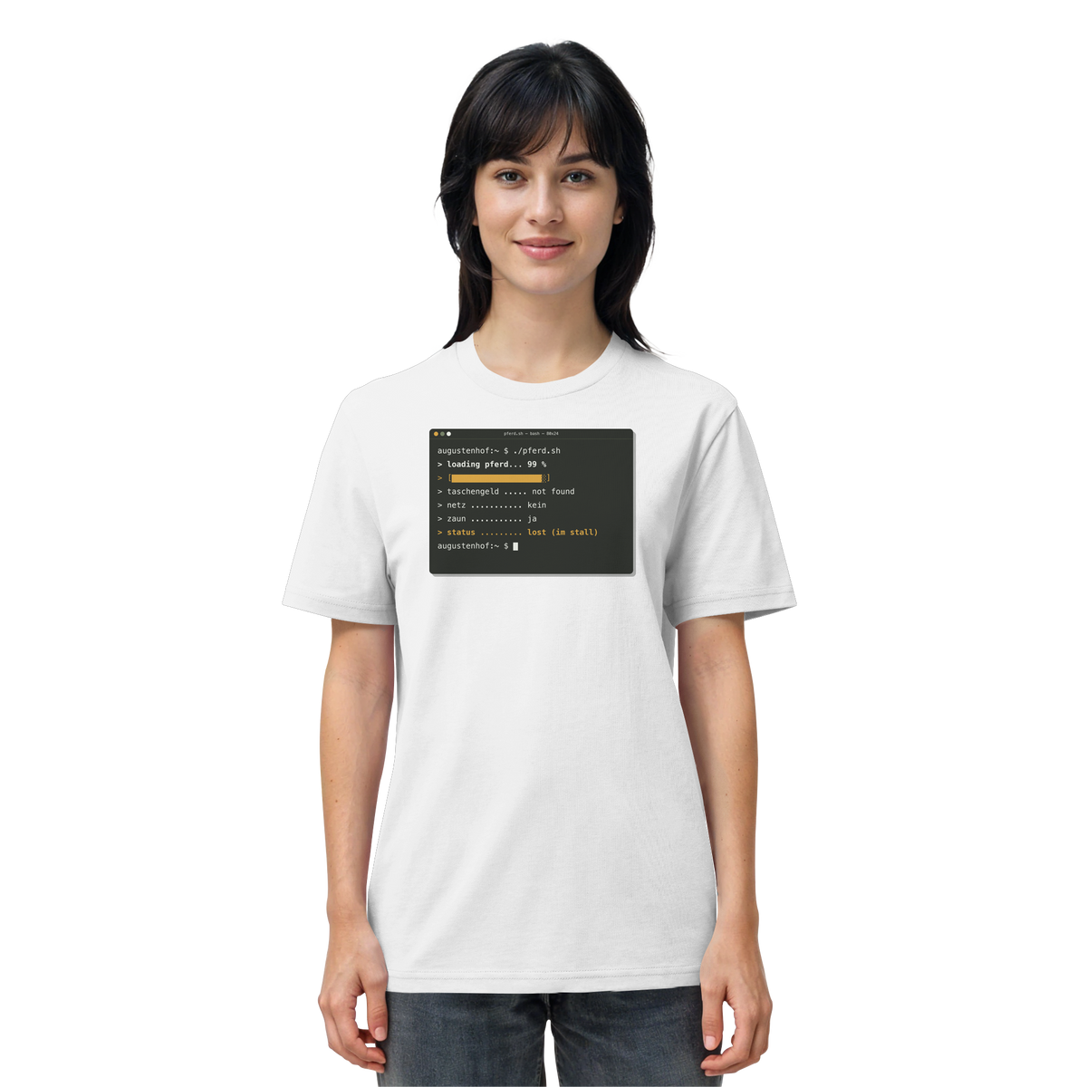 loading pferd... 99 % - Organic Shirt