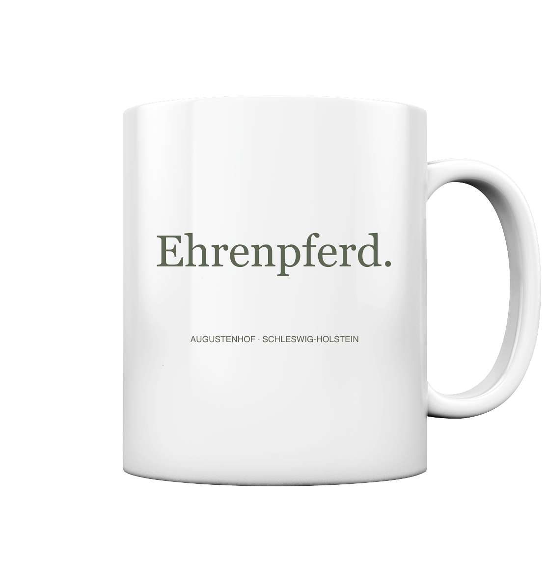 Ehrenpferd. - Tasse glossy